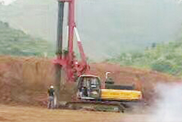 DR-150旋挖鉆機開(kāi)工鉆錢(qián)