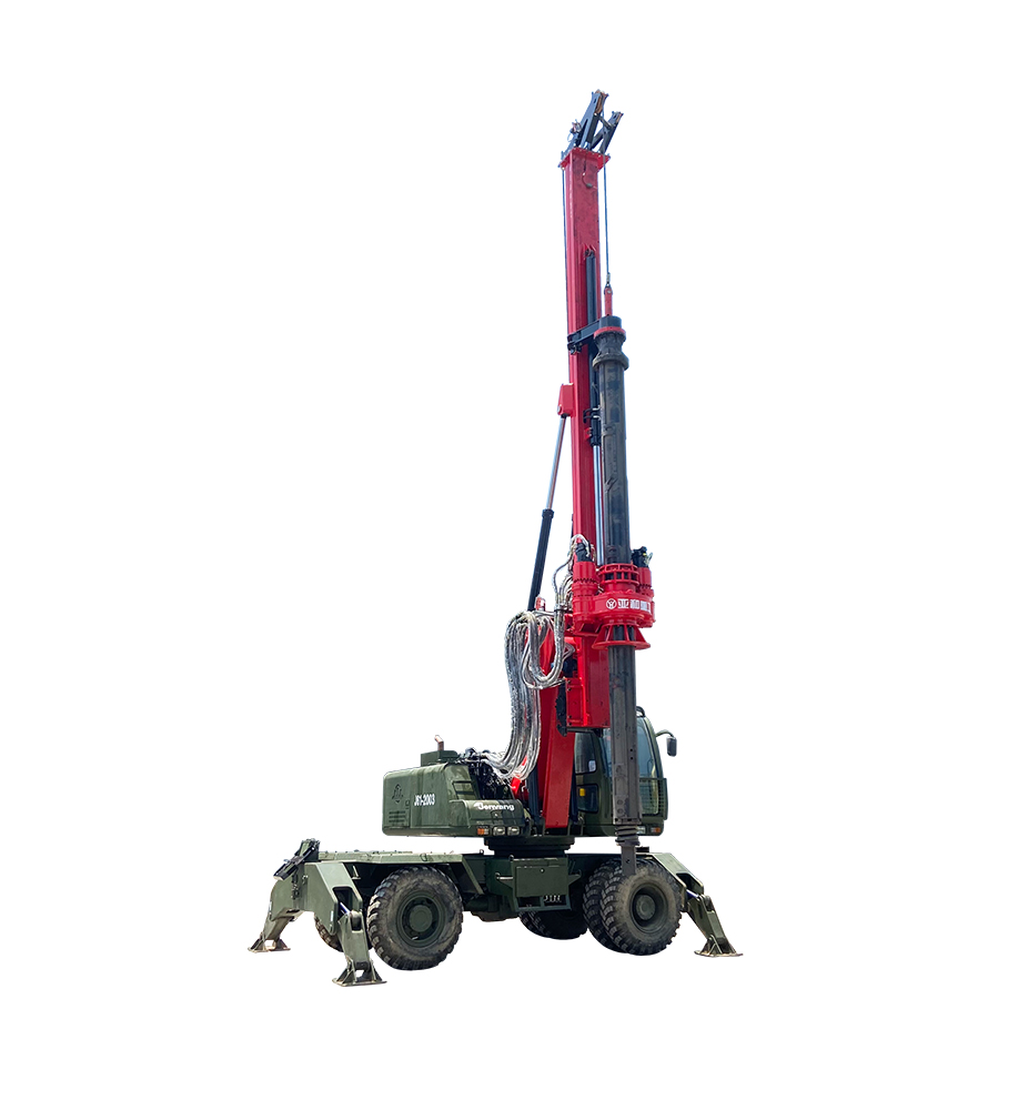 詹陽(yáng)輪式挖掘機升級旋挖鉆機
