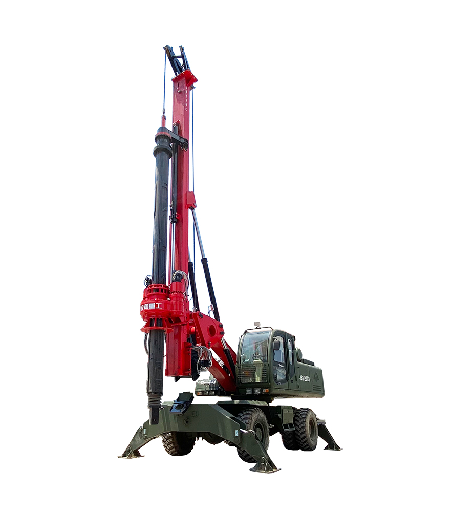 詹陽(yáng)輪式挖掘機升級旋挖鉆機